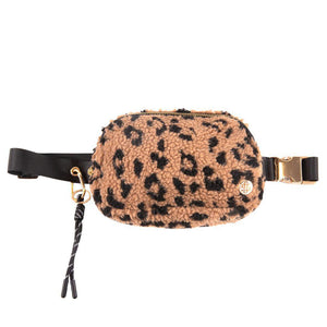 Fuzzy Belt Bag - Leo - by Simply Southern