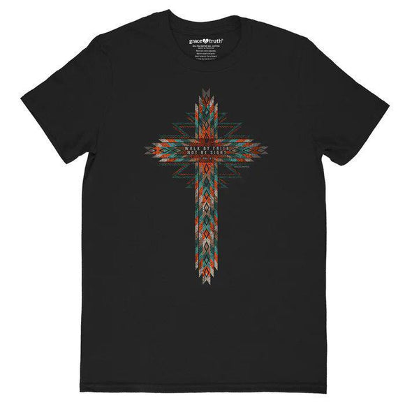 Southwestern Cross (Short Sleeve T-Shirt) by Grace & Truth