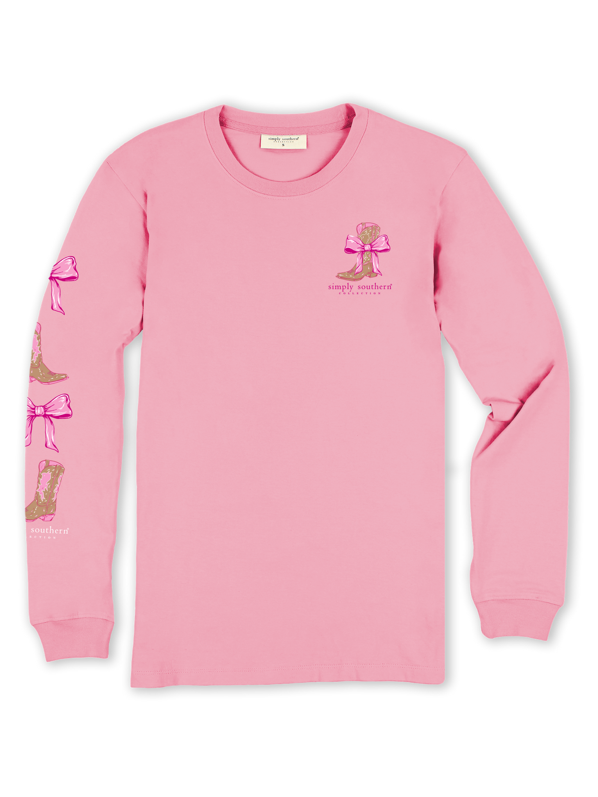 Half Girly (Long Sleeve T-Shirt) by Simply Southern