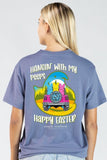 Hangin' With My Peeps (Short Sleeve T-Shirt) - Denim - by Simply Southern