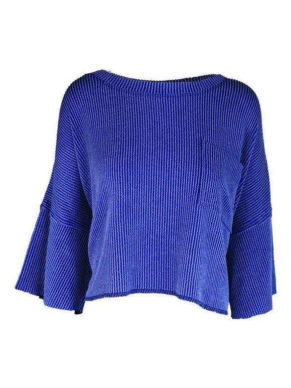 Knit Pocket Tee - Navy - by Simply Southern