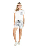 Black Bow Print T-shirt Pajama Set - by Simply Southern