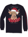 Snow Cow (Long Sleeve T-Shirt) by Simply Southern