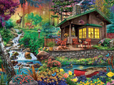 Cabin in The Woods Puzzle - 500pc - by White Mountain