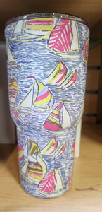 30 Oz Tumbler - Sailboat - No Brand
