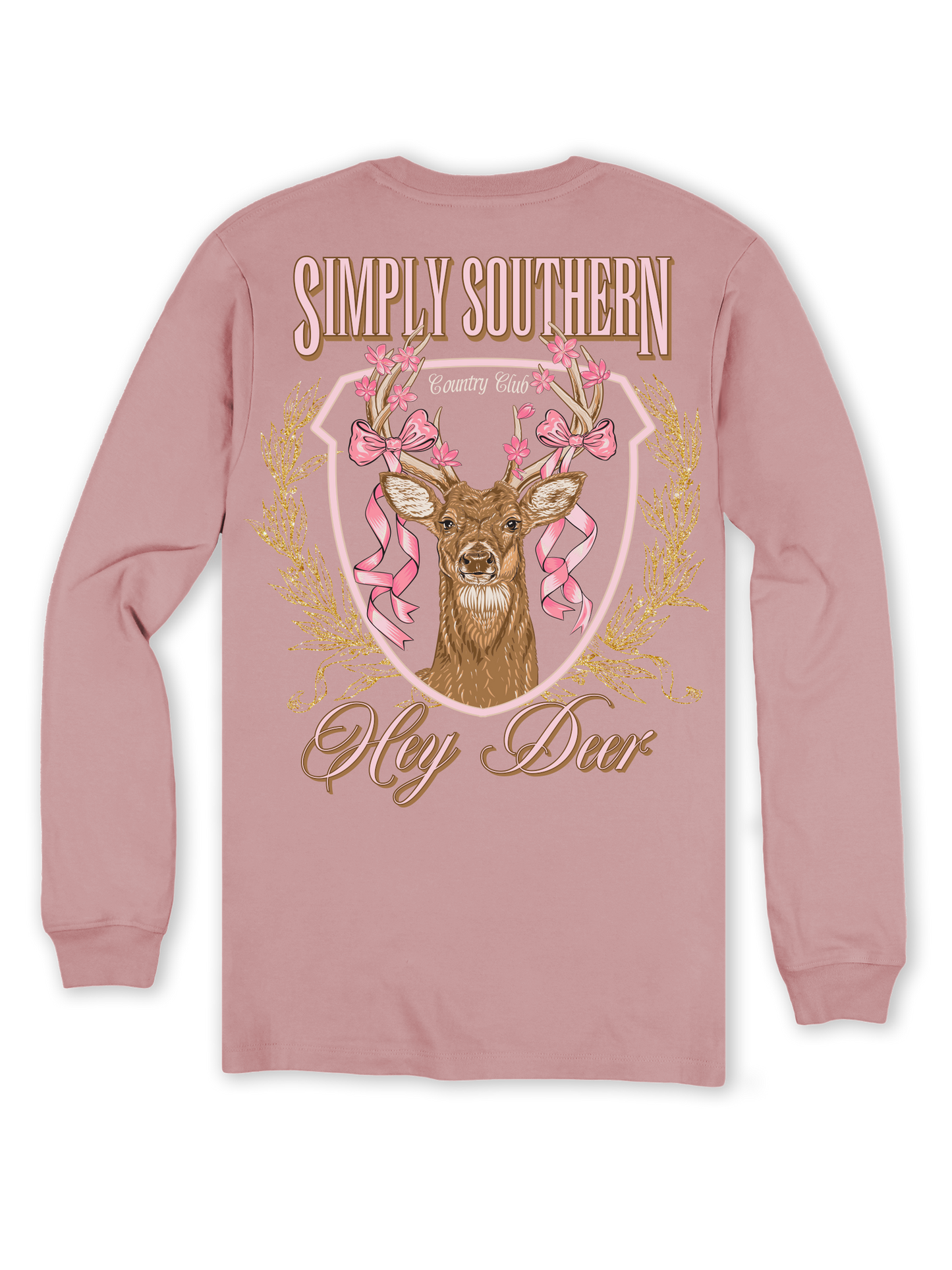 Hey Deer (Long Sleeve T-Shirt) by Simply Southern