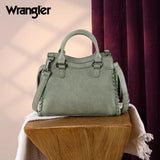 Wrangler Carry-All Whipstitch Tote/Crossbody - Green - by Montana West