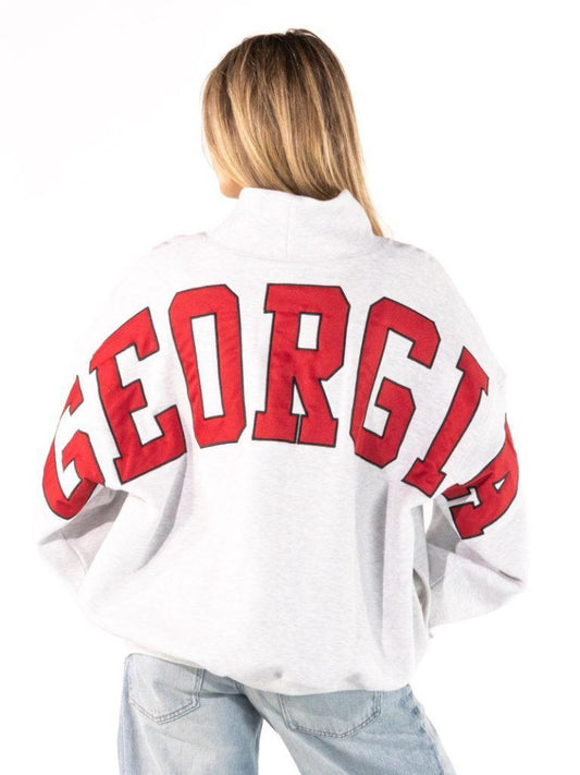 Georgia Mock Neck Sweatshirt - by Simply Southern