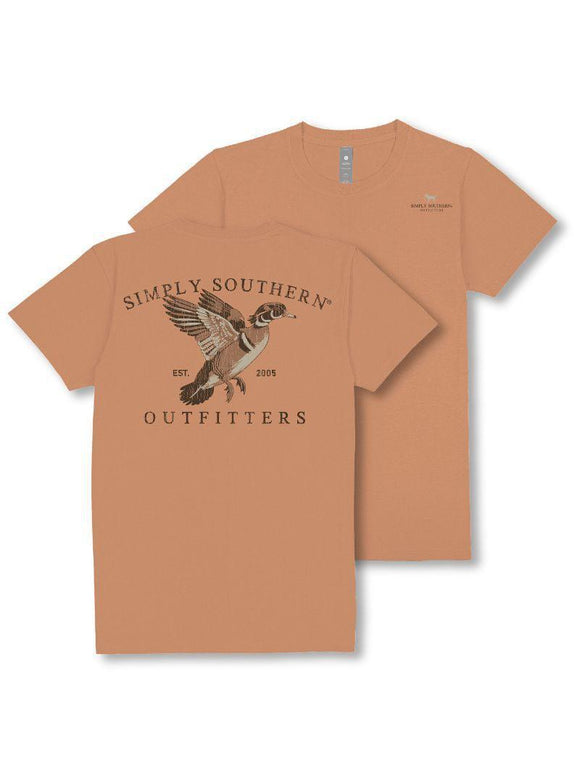 Wood Duck (Men's Short Sleeve T-Shirt) by Simply Southern
