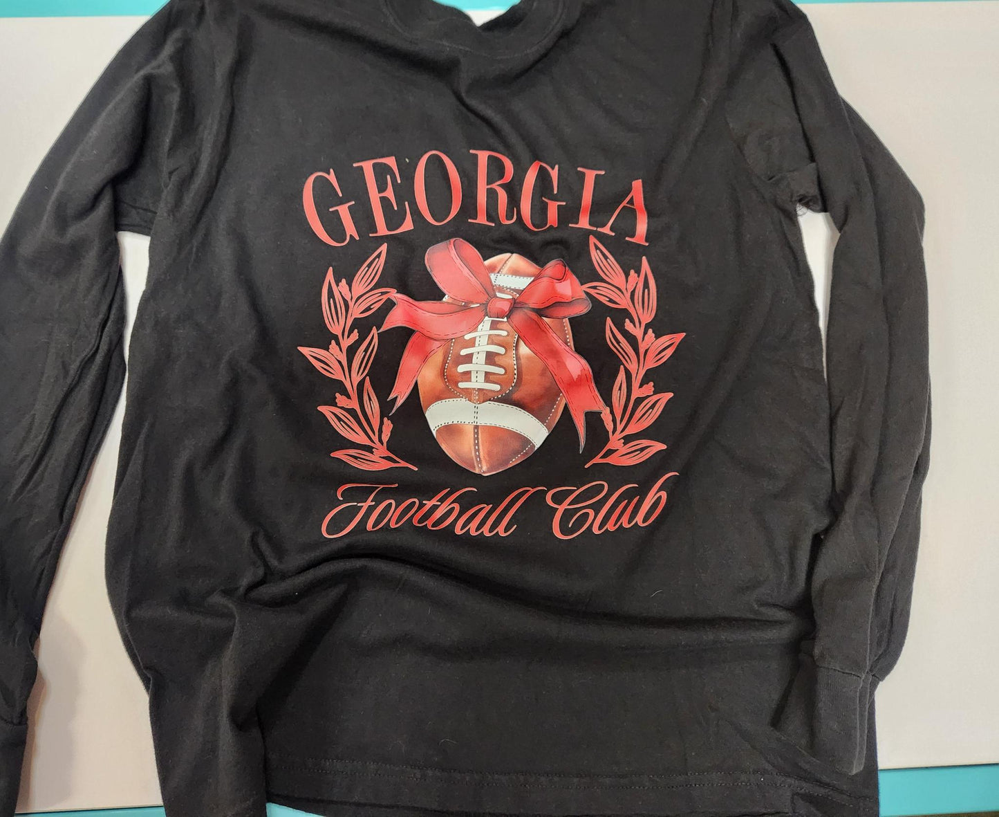 Georgia Football Club - Black - Comfort Color LS