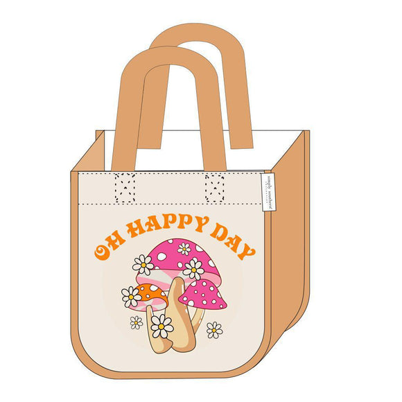 Ecobag Small - Mushroom Oh Happy Day - by Simply Southern