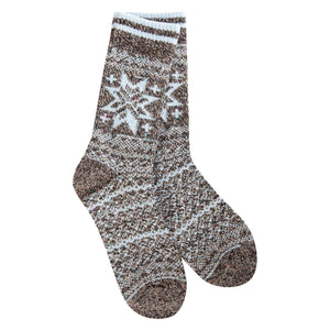 Holiday Confetti Crew - Blue Multi - by World's Softest Socks