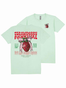 Strawberry Festival (Youth Short Sleeve T-Shirt) by Simply Southern