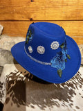 “Beauty in Blue” - Unique Hats by Jo