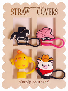 Straw Cover Set - Howdy - by Simply Southern
