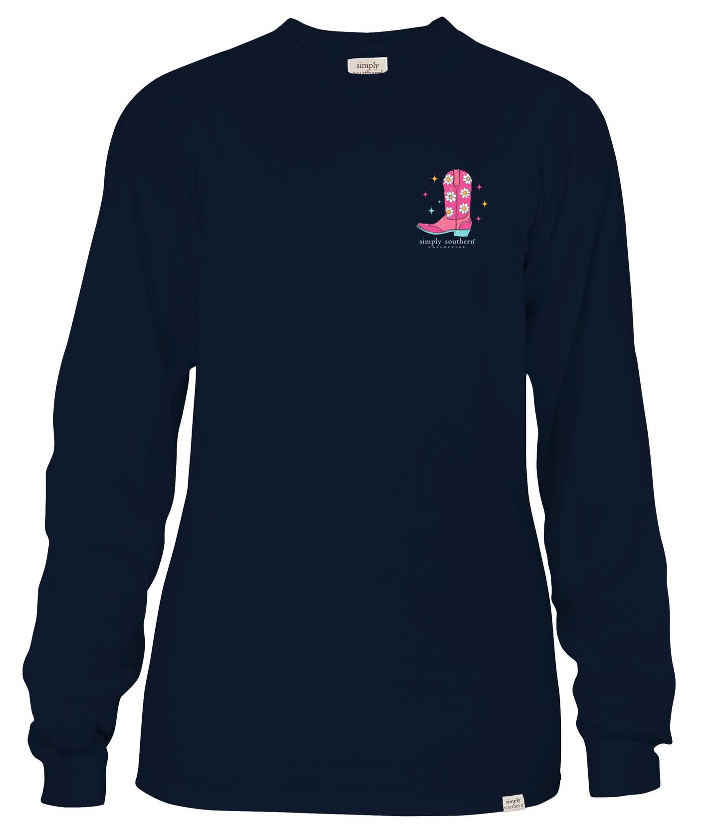 Walk by Faith Boots (Long Sleeve T-Shirt) by Simply Southern