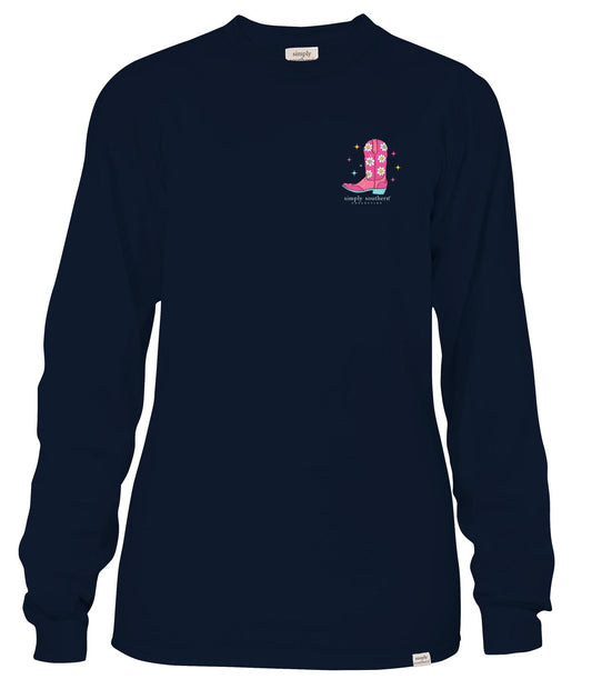 Walk by Faith Boots (Long Sleeve T-Shirt) by Simply Southern