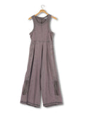 Washed Jumpsuit - Dark Gray - by Simply Southern