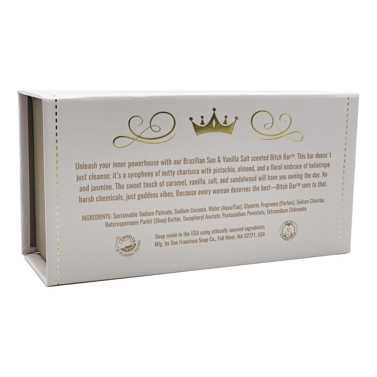 Brazilian Sun + Vanilla Salt - Bitch Bar Soap - by San Francisco Soap