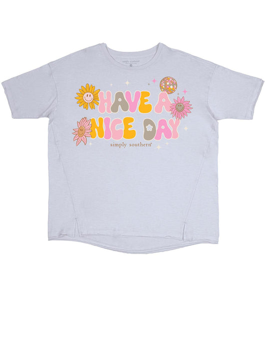 Boxy Shirt - Have a Nice Day - by Simply Southern