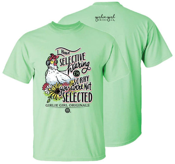 Selective Hearing (Short Sleeve) by Girlie Girl Originals