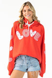 Love Patch Hoodie Pullover - by Simply Southern