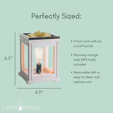Weathered Wood Vintage Bulb Illumination Fragrance Warmer - by Candle Warmers Etc