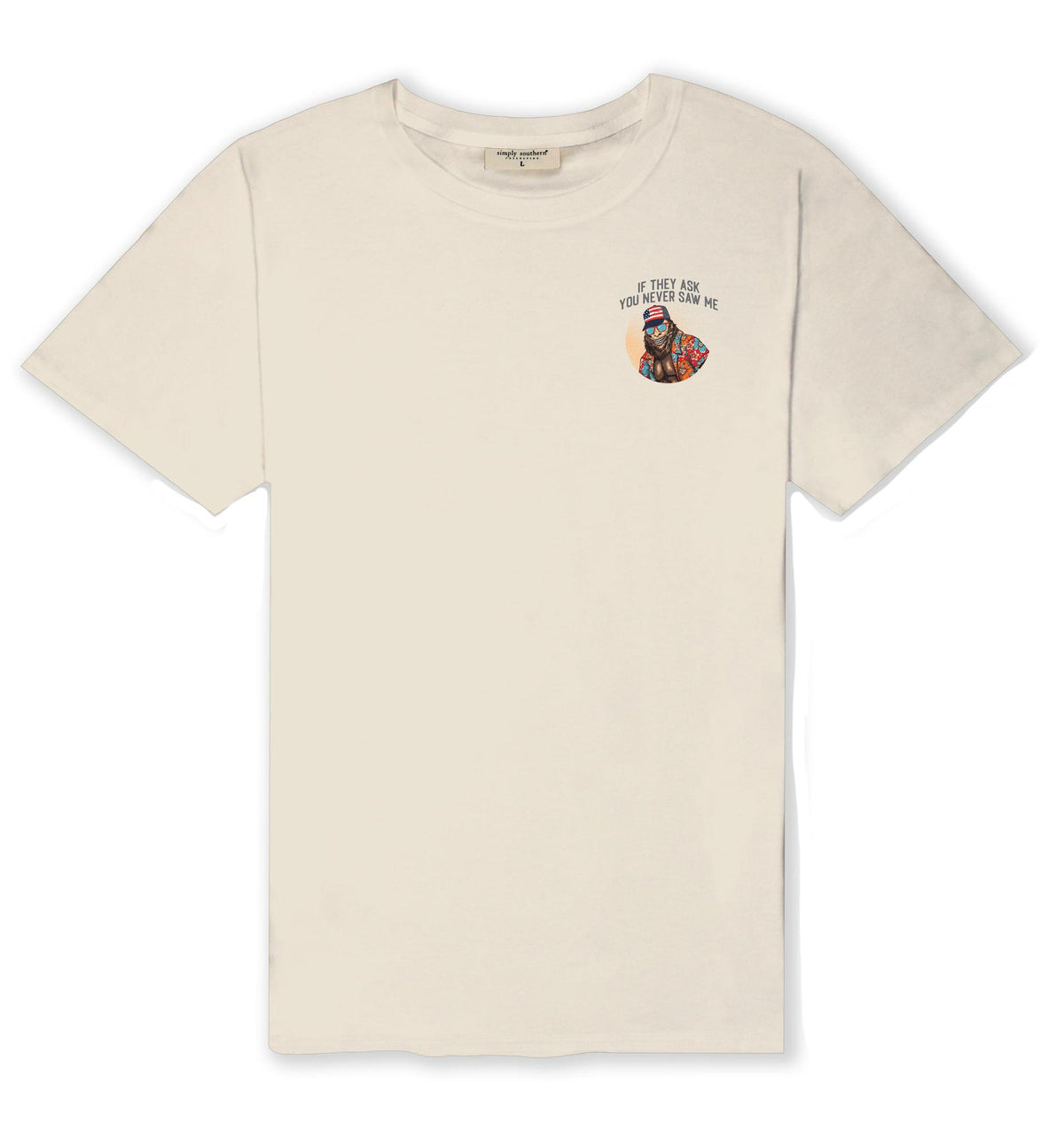 Bigfoot Never Saw (Men's Short Sleeve T-Shirt) by Simply Southern