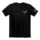 Red White True & Blue (Men's Short Sleeve T-Shirt) by Buckwear