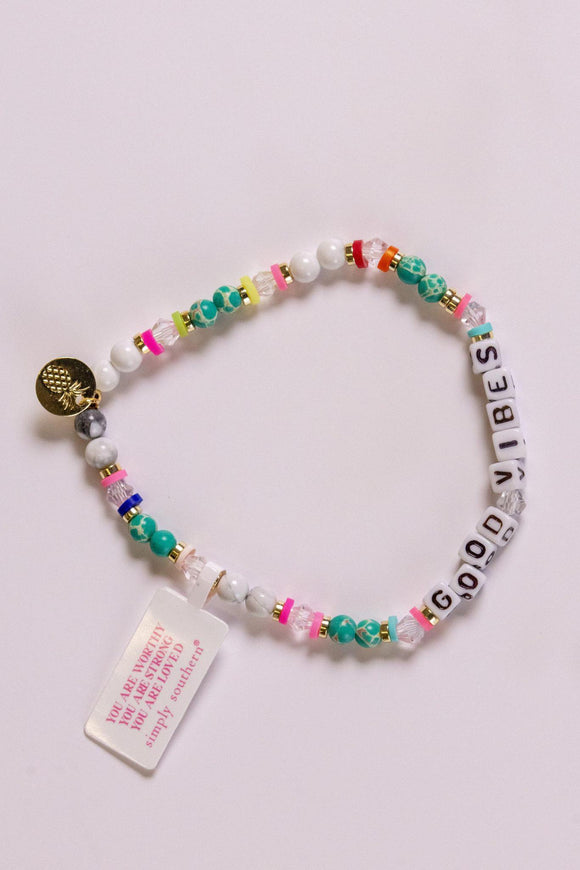 Simply Positive Bracelet - Good Vibes - by Simply Southern