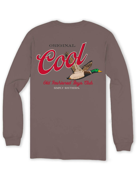 Cool Duck (Men's Vintage Long Sleeve T-Shirt) by Simply Southern