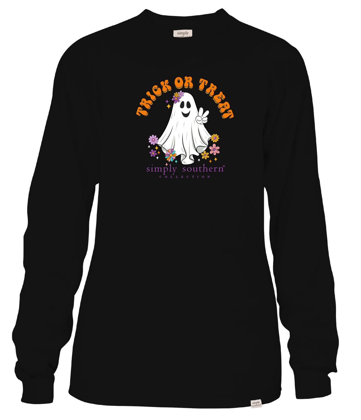 Trick or Treat (Long Sleeve T-Shirt) by Simply Southern