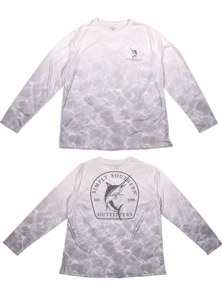 Marlin Fish (Men's Long Rash Guard T-Shirt) by Simply Southern