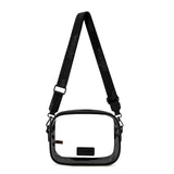 Wrangler Clear Crossbody Bag/Stadium Bag - Black - by Montana West