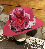 "Pretty in Pink" - Unique Hats by Jo