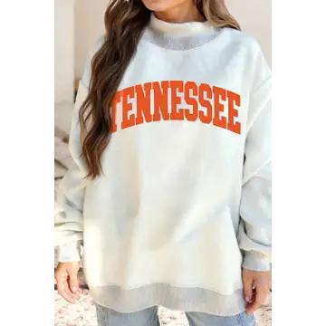 Reversible Mock Neck Sweatshirt - TN - Little Daisy Closet