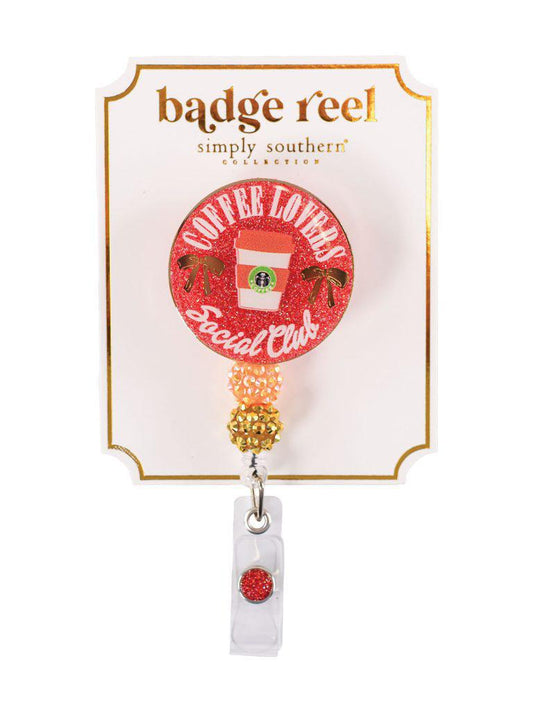Badge Reel - Coffee Lover - by Simply Southern