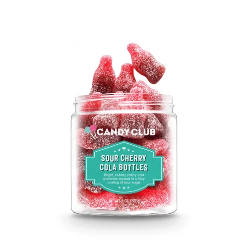 Sour Cherry Cola Bottles - by Candy Club