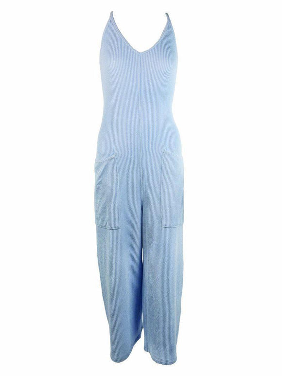 Knit Jumpsuit - Ice Blue - by Simply Southern