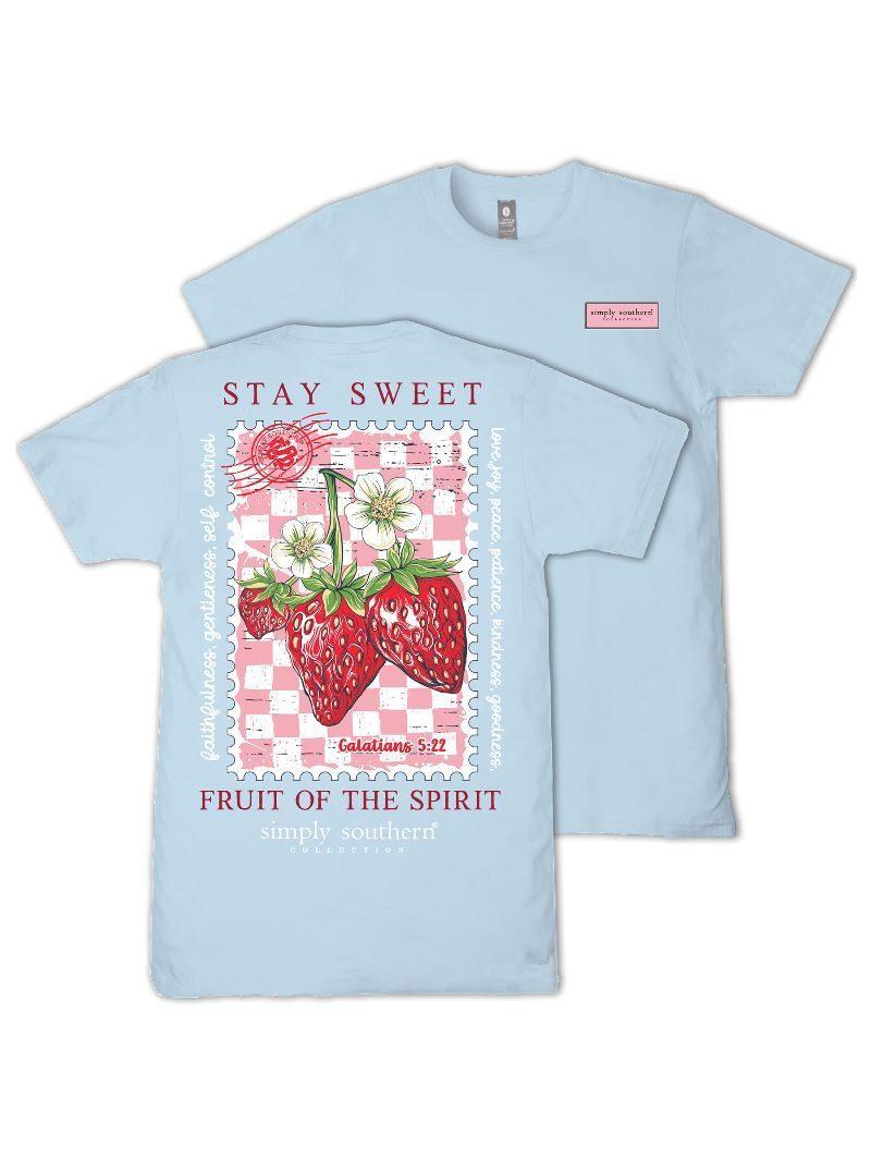 Fruit of the Spirit (Short Sleeve T-Shirt) - Ice - by Simply Southern