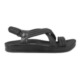 HADAL BLACK SLINGBACK SANDALS - BY AEROTHOTIC