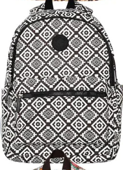 Montana West Print Canvas Backpack - by Montana West