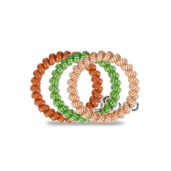 Spiral Football Hair Ties - Large - By Teleties