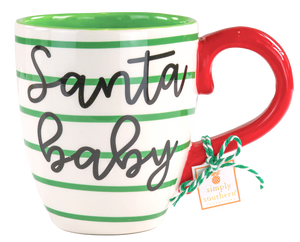 Christmas Ceramic Mug - Santa Baby - by Simply Southern