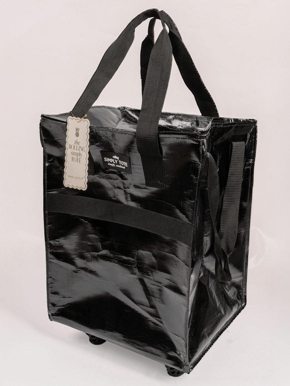Black - Roll Tote - by Simply Southern