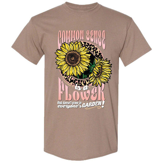 Common Sense Flower(Short Sleeve) by Girlie Girl Originals