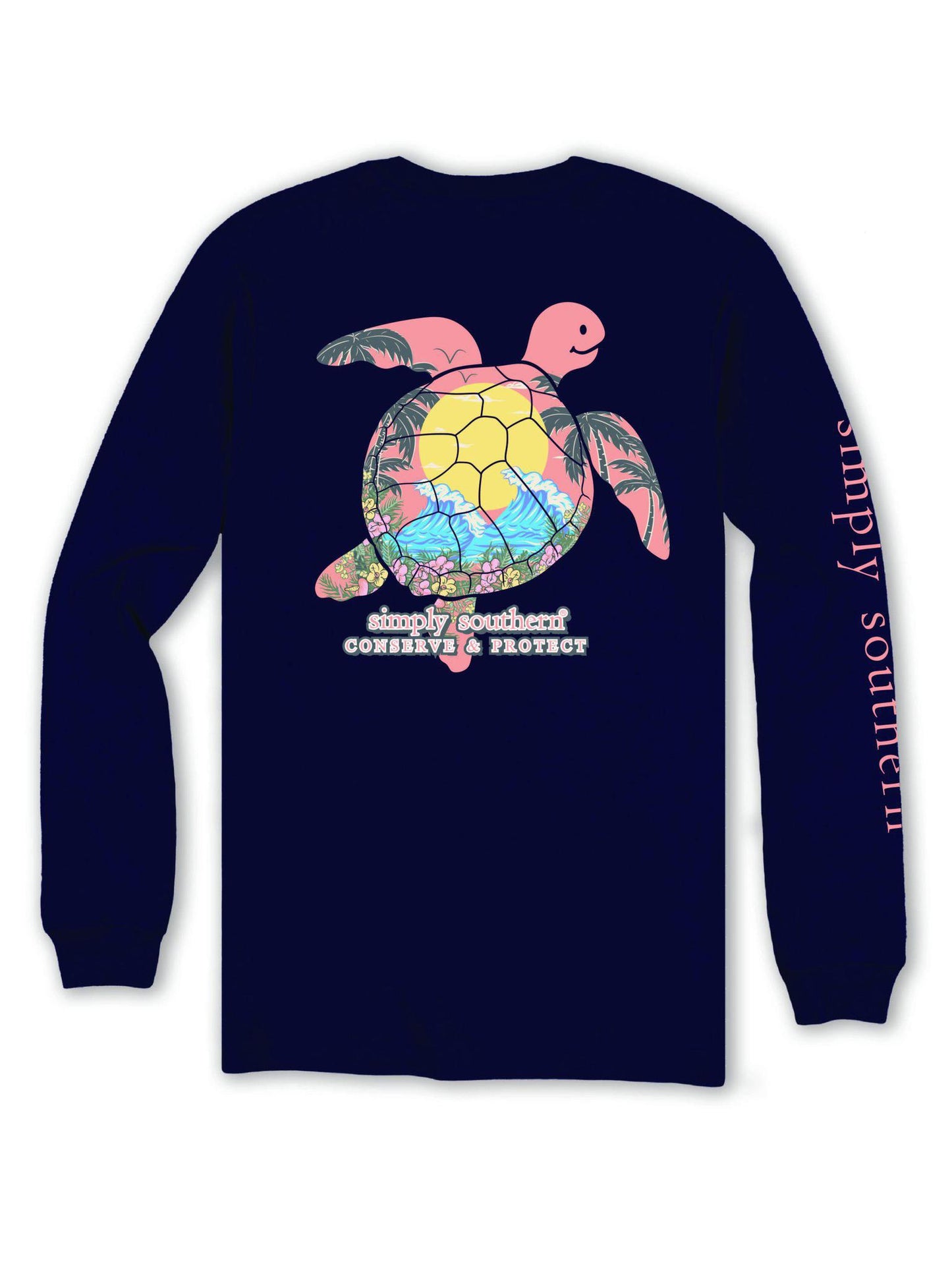 Track Turtle (Long Sleeve T-Shirt) by Simply Southern