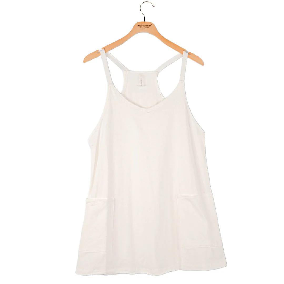 Tara Dress - Pearl - by Simply Southern