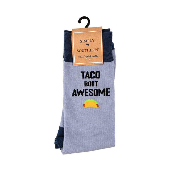 Men Simply Socks - Taco Bout - by Simply Southern