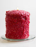 Hearth Candle - Cranberry Stardust - by Warm Glow